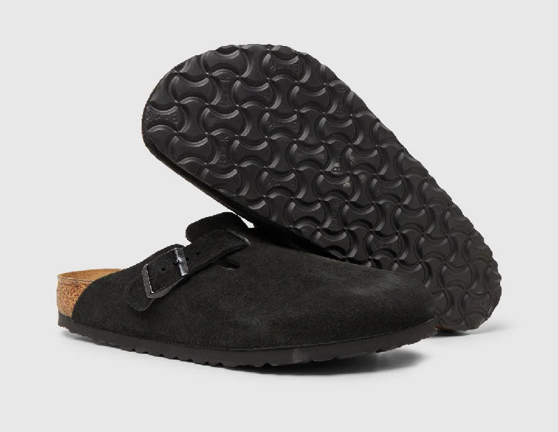 Birkenstock Boston Suede / Black