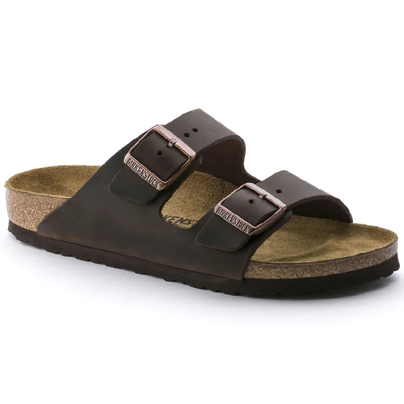 Women's Arizona Oiled Leather Narrow Sandals