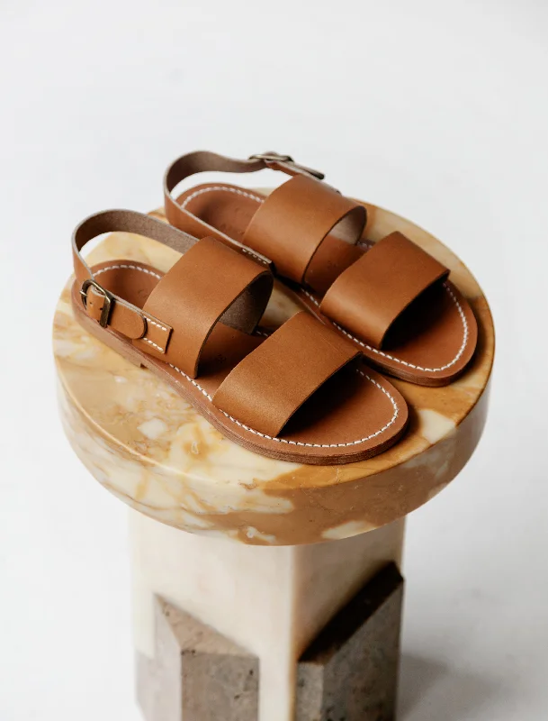 K. Jacques Natural Leather Sandals