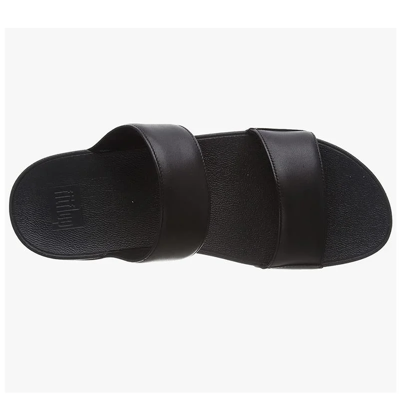 FitFlop LULU Leather Slide - All Black