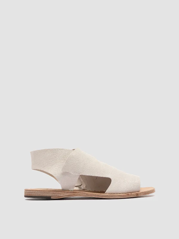 ITACA 033 - White Leather Sandals