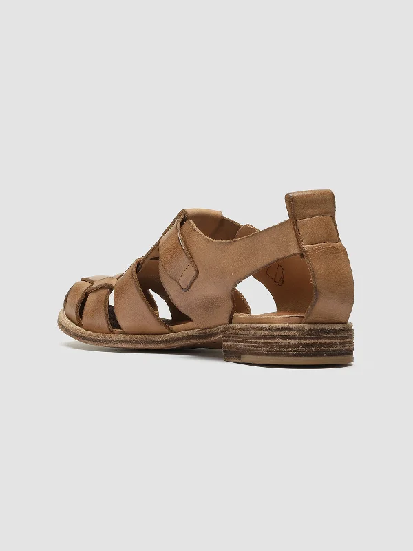 LEXIKON 536 - Brown Leather Sandals