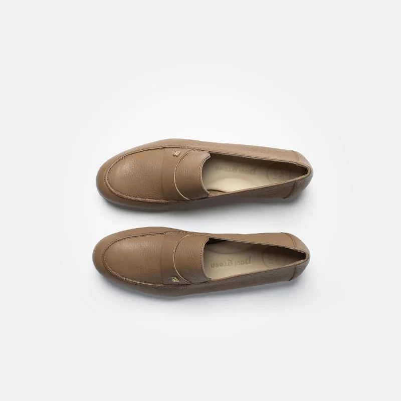 Paul Green Soft Leather Loafers- Sahara