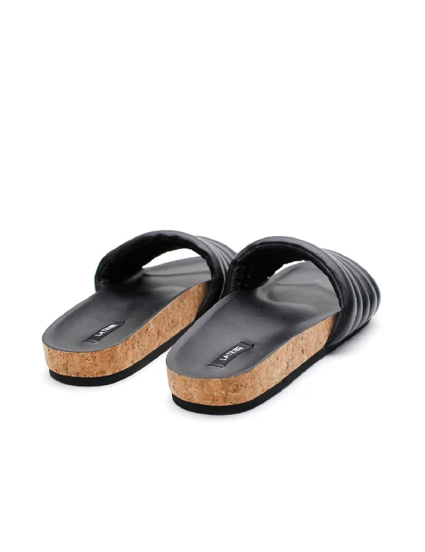 Pool Slide Cork | Black