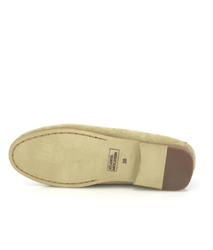 Yoki - beige suede