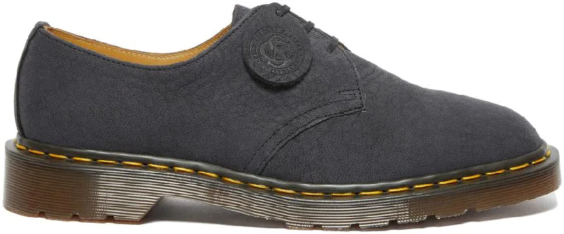 Dr Martens Made in England 1461 Low Top Black Savannah Suede