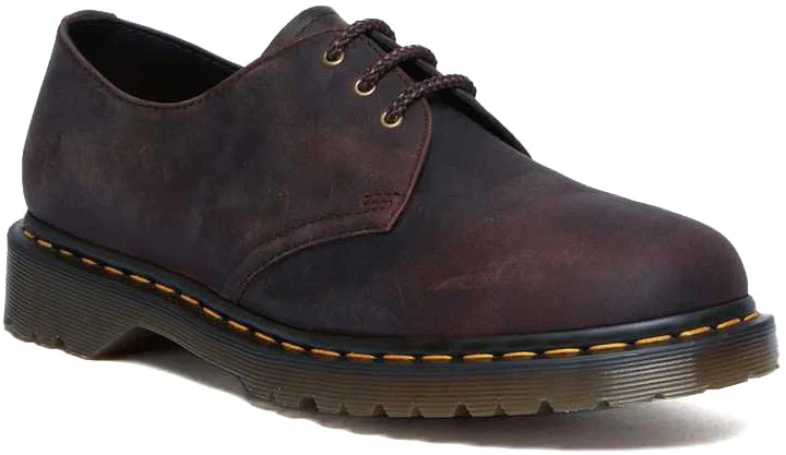 Dr. Martens 1461 Chestnut Brown Waxed Full Grain