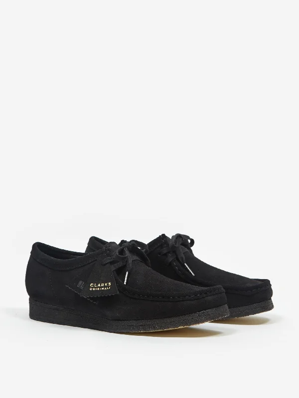 Clarks Originals Wallabee W - Black Suede