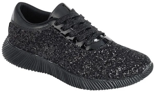 Glitter Bomb Sneakers II - Black