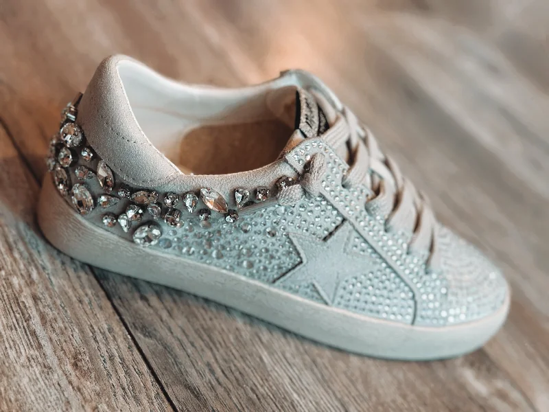 GOLDIE - Sparkle and Shine Embellished Sneakers