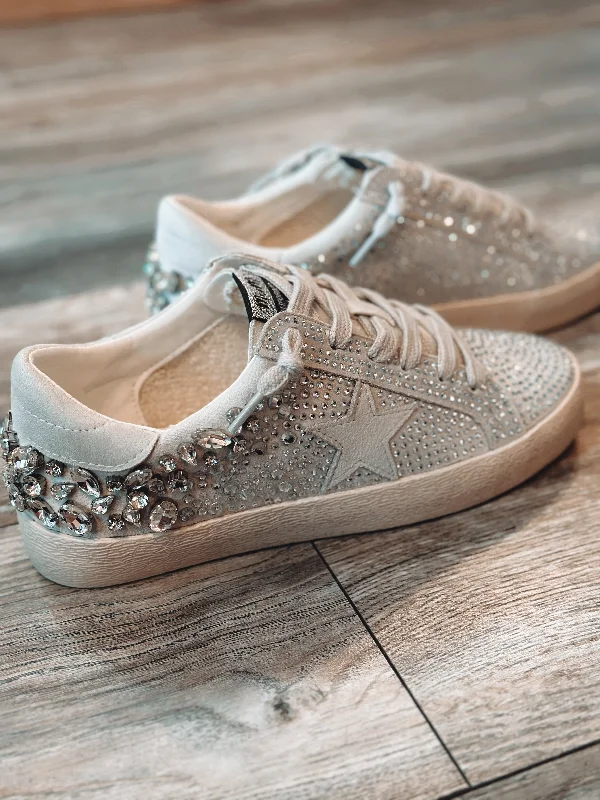 GOLDIE - Sparkle and Shine Embellished Sneakers