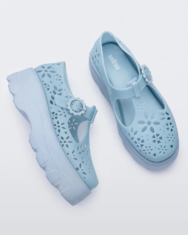 Kick Off Lace Shoe in Blue from Melissa