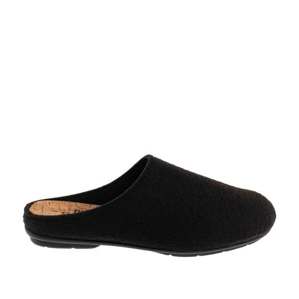 Malta Slipper in Black from DNA Sustainable