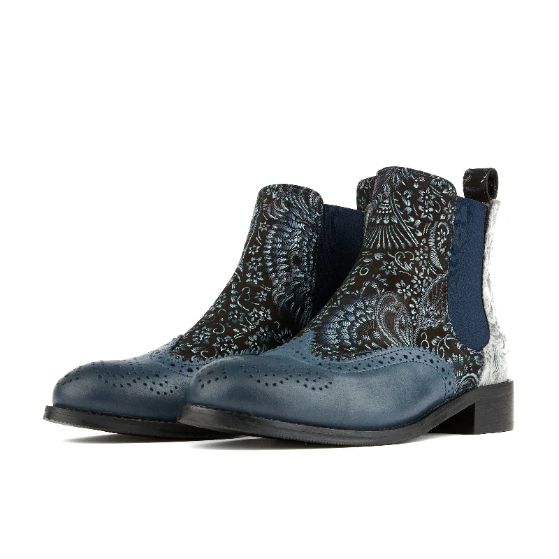 Mamacita - Silver Paisley & Black