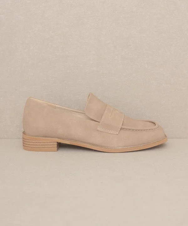 OASIS SOCIETY June - Square Toe Penny Loafers