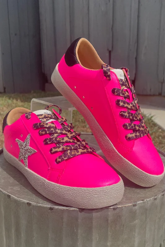 Skylar Hot Pink Sneakers