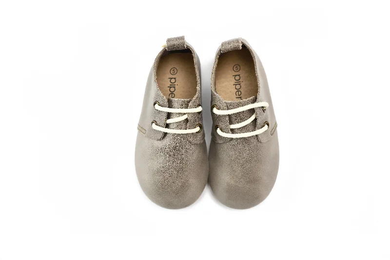 Stone - Low Top Oxfords - Hard Sole