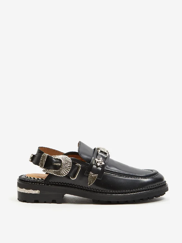 Toga Pulla Buckled Loafer - Black