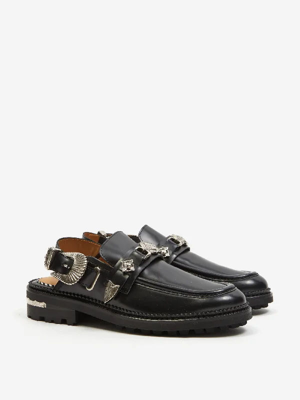 Toga Pulla Buckled Loafer - Black