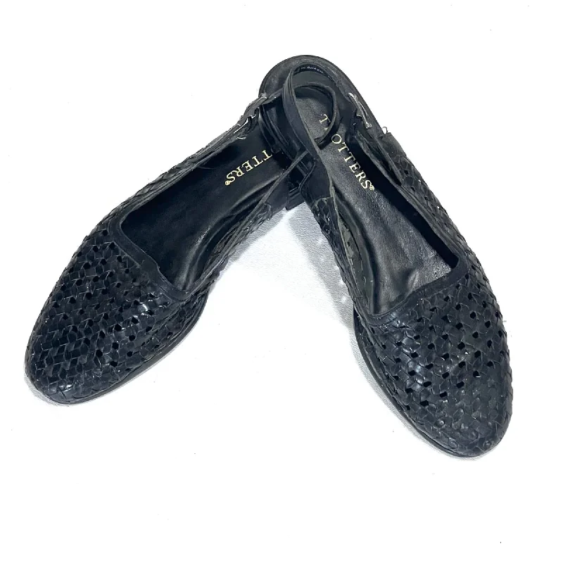 Trotters Black Woven Sandals - 8.5M