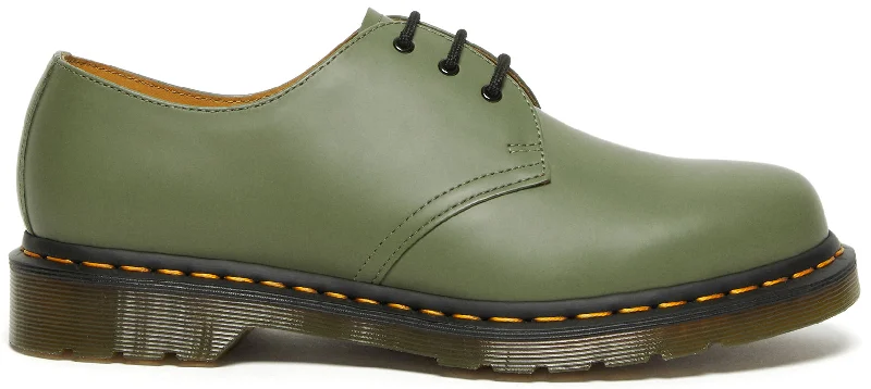 Dr Martens 1461 Khaki Green Smooth