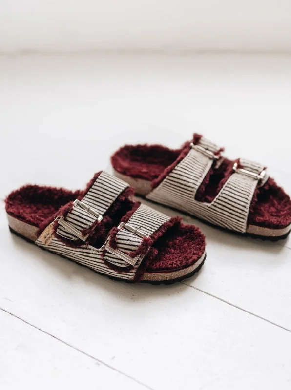 Striped Bordeaux | Cowhide / 36 / 3