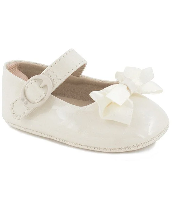 White Patent Mary Jane Crib Shoe