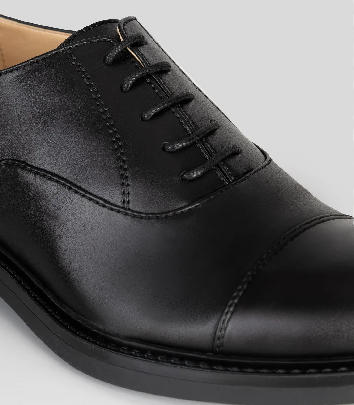 Women's Oxford in Black from Solari Milano