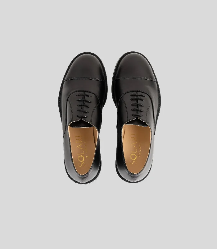 Women's Oxford in Black from Solari Milano