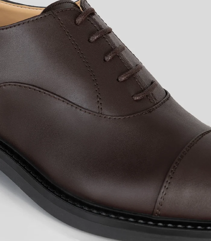 Women's Oxford in Brown from Solari Milano