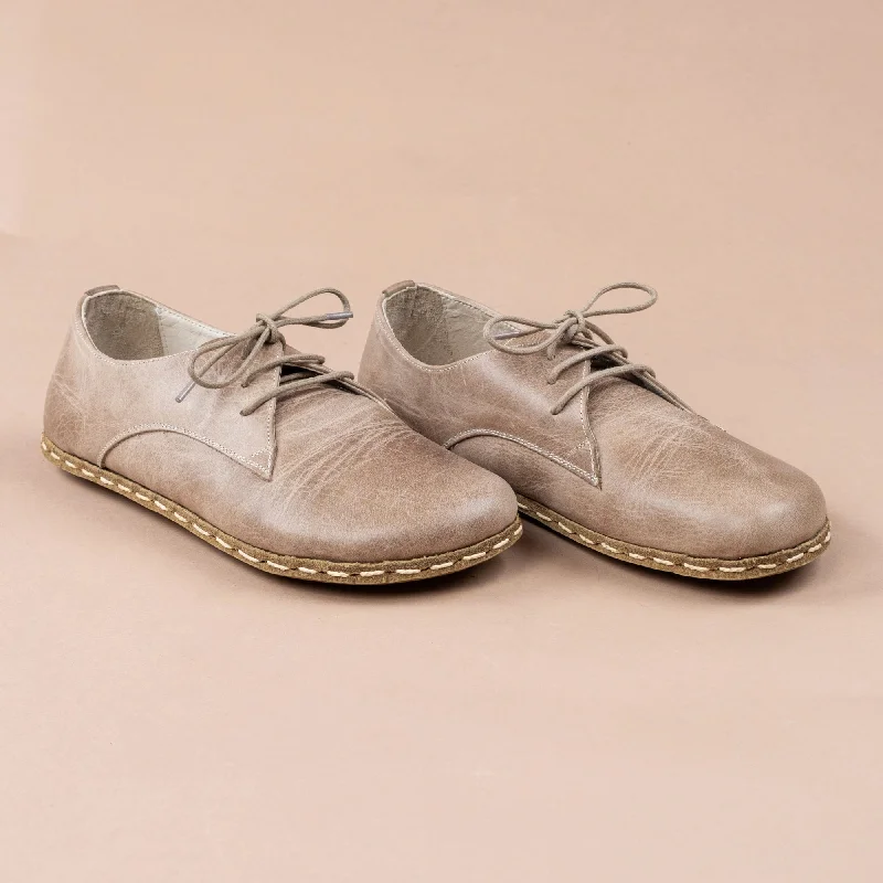 Women's Tan Oxfords